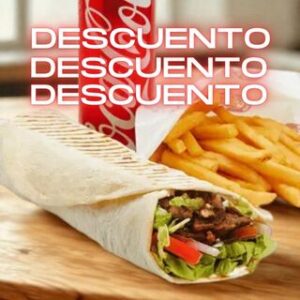 Menú Durum Doble De Ternera